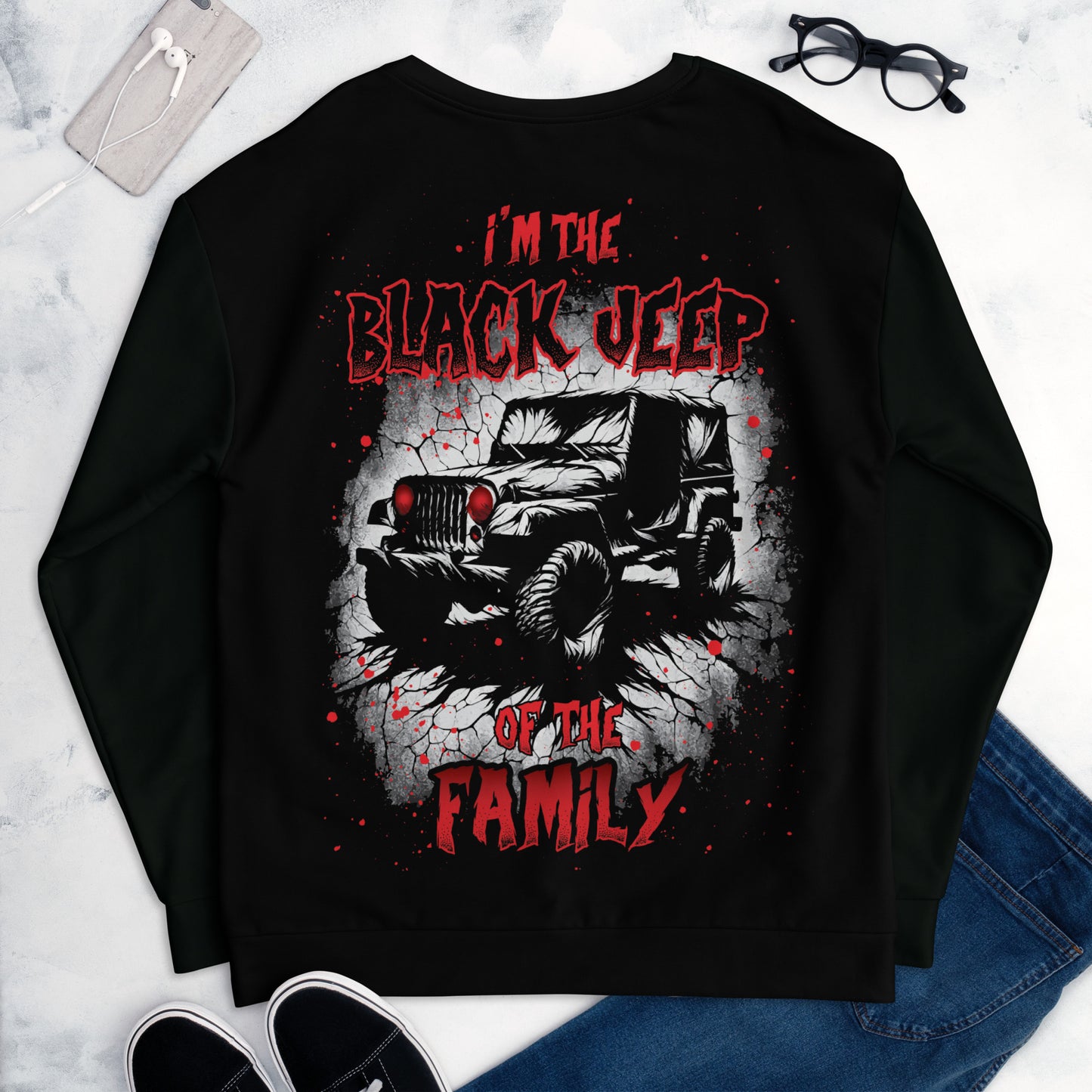 I AM THE BLACK JEEP OF THE FAMILY