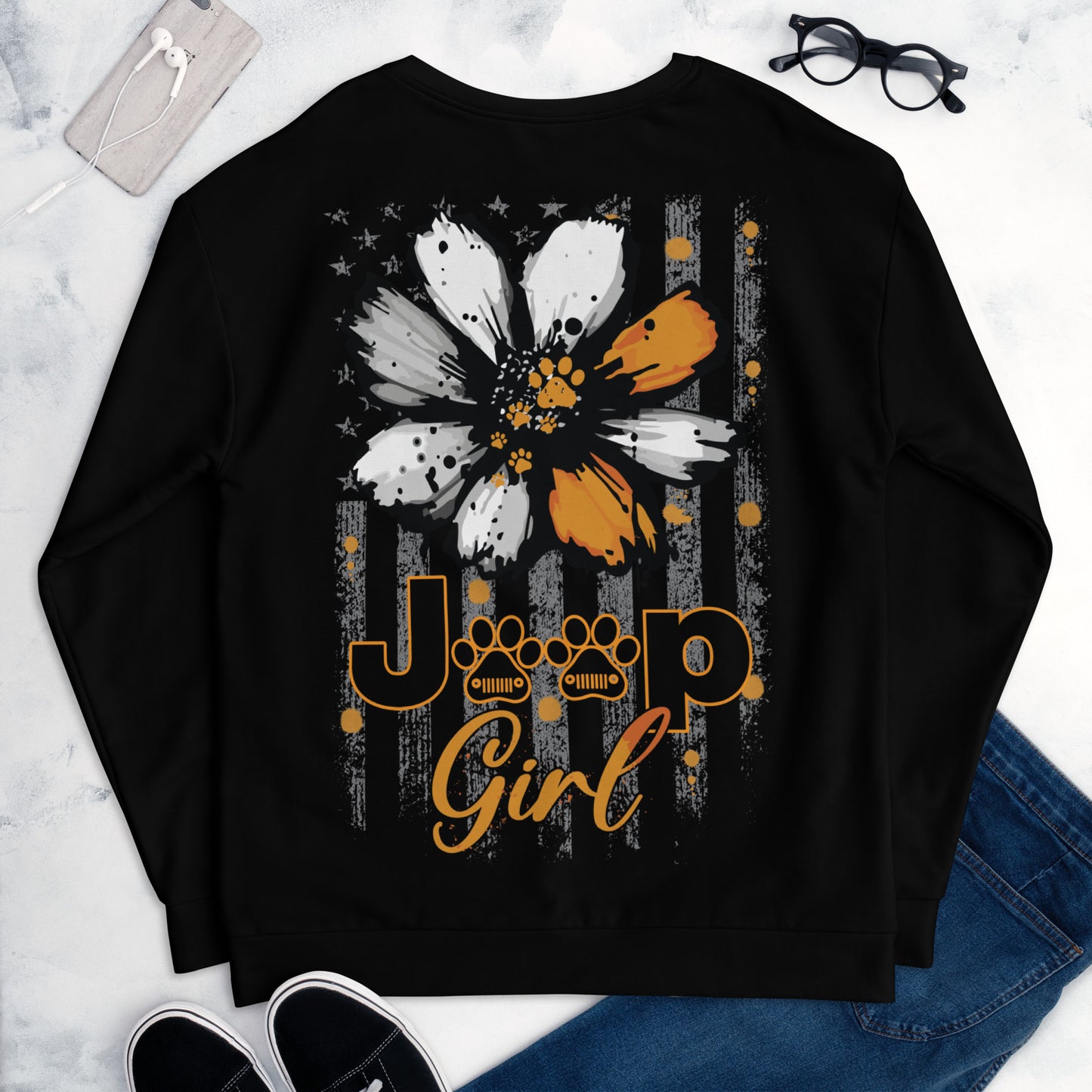 Unisex Sweatshirt Jeep Girl VERSION 2