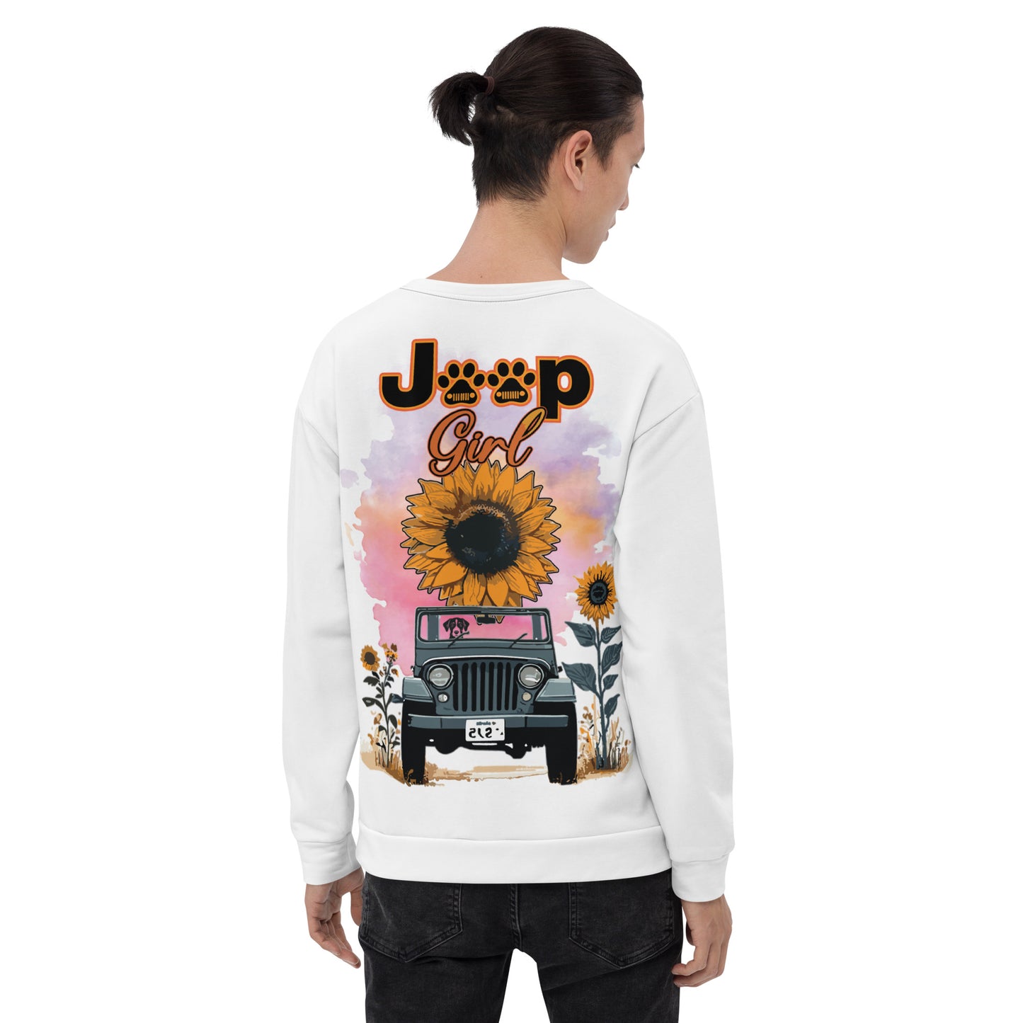 Unisex Sweatshirt Jeep Girl 3