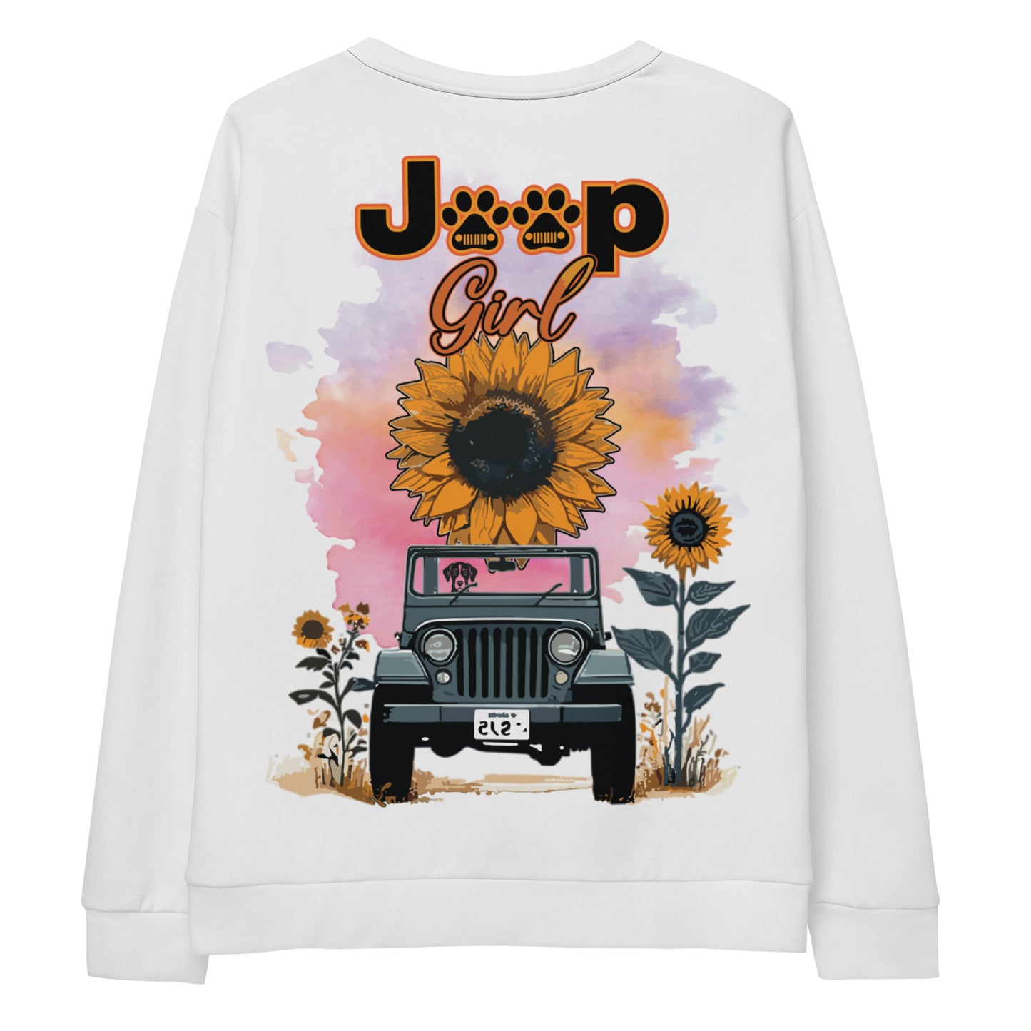 Unisex Sweatshirt Jeep Girl 3