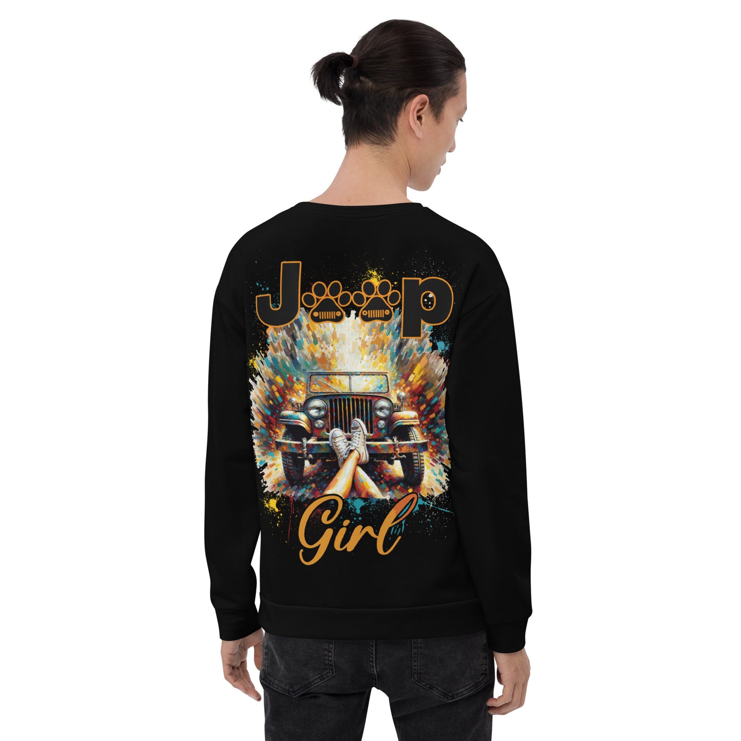 Unisex Sweatshirt Jeep Girl 4