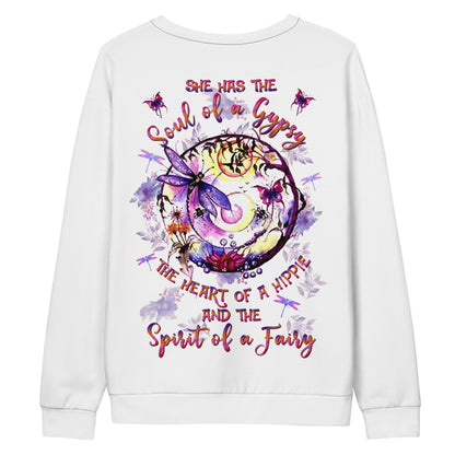 Unisex Sweatshirt Unisex Sweatshirt she was the soul of a Gypsy The heart and a hipple and the spirit of a Fairy