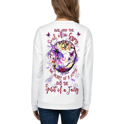 Unisex Sweatshirt Unisex Sweatshirt she was the soul of a Gypsy The heart and a hipple and the spirit of a Fairy