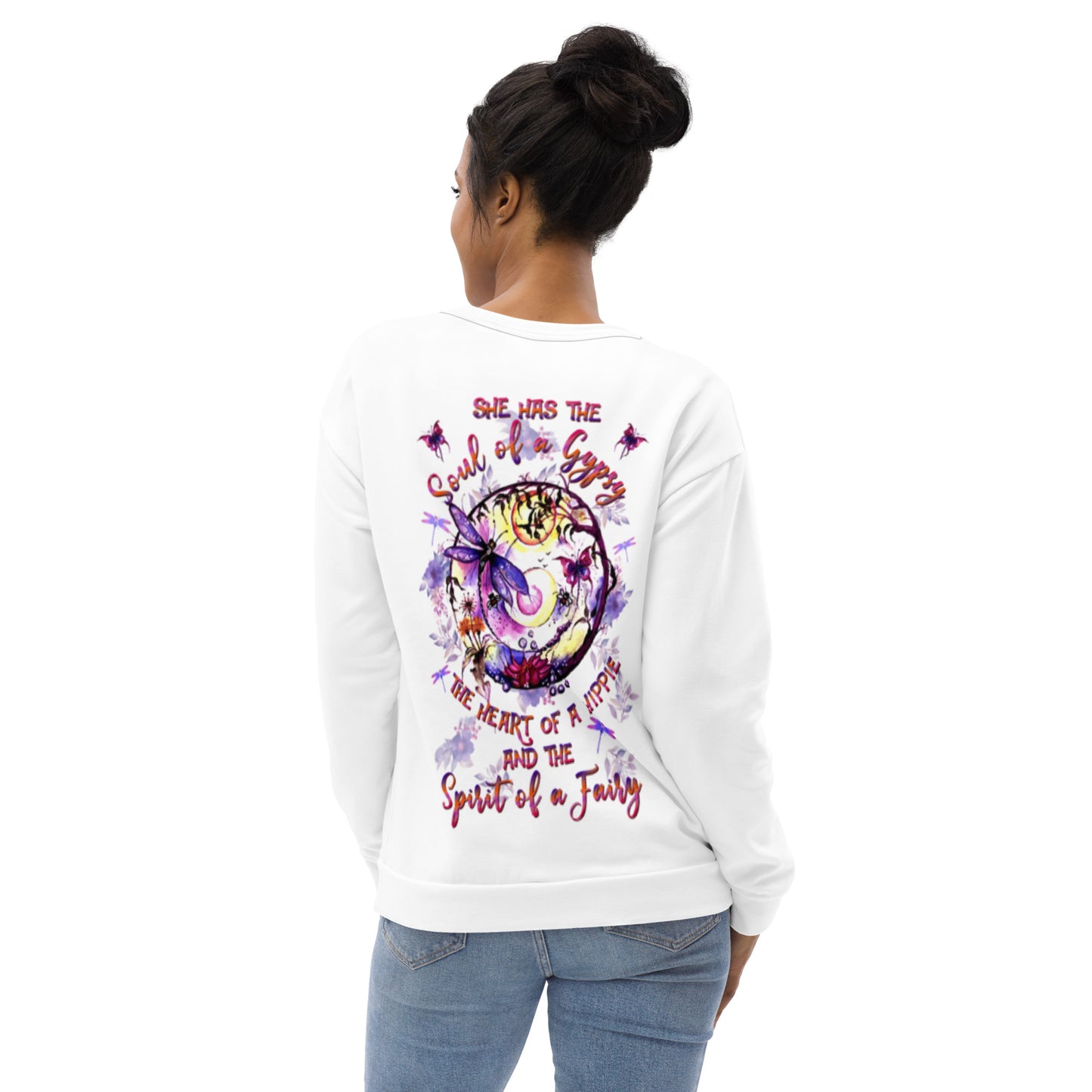 Unisex Sweatshirt Unisex Sweatshirt she was the soul of a Gypsy The heart and a hipple and the spirit of a Fairy