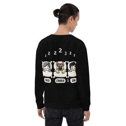 Unisex Sweatshirt Chloe Charlie and John