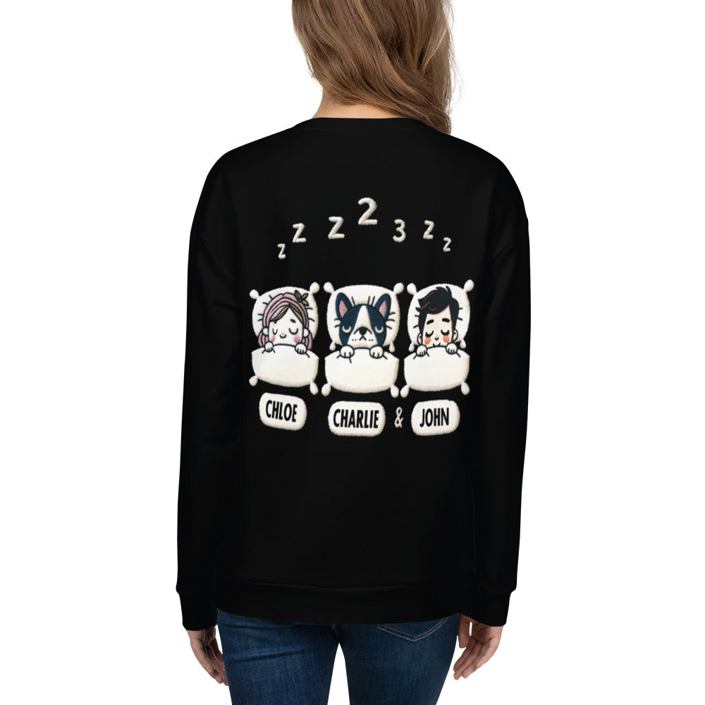 Unisex Sweatshirt Chloe Charlie and John 2