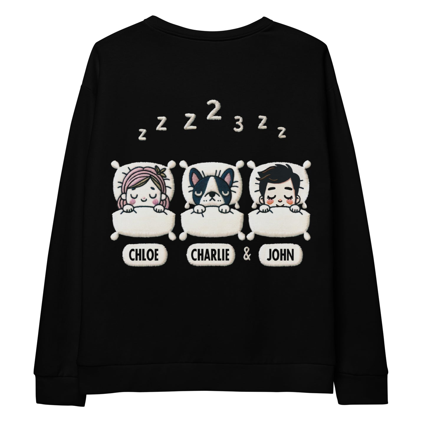 Unisex Sweatshirt Chloe Charlie and John 2