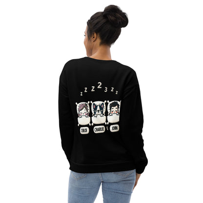 Unisex Sweatshirt Chloe Charlie and John 2